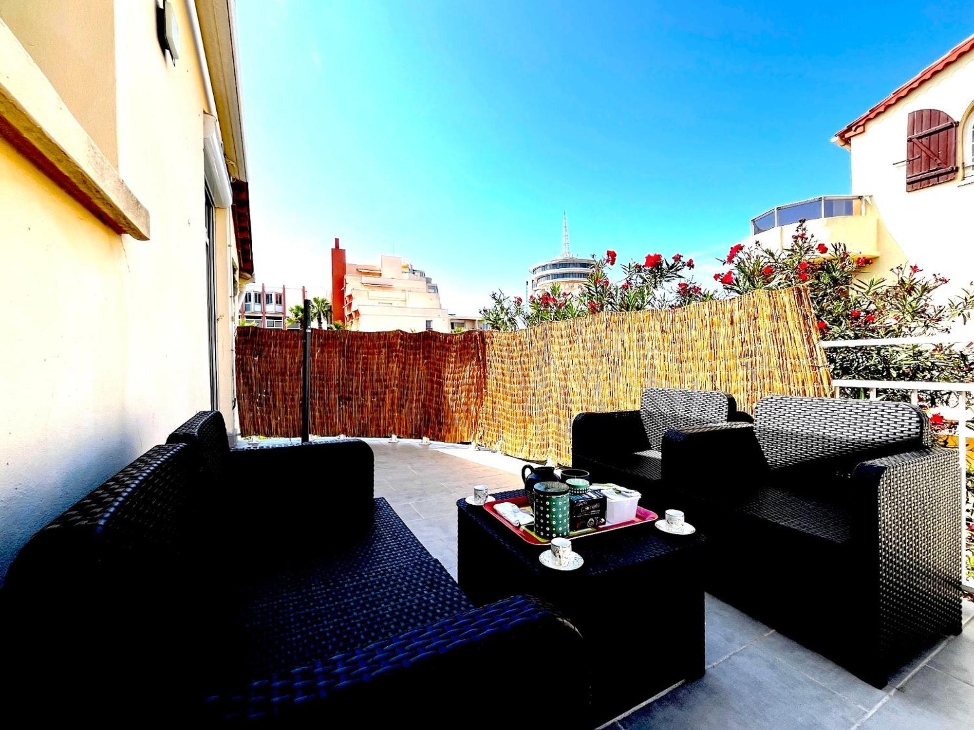 Villa Cantarela, Palavas Plage, Vue Mer Eksteriør bilde